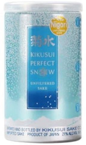 Kikusui Shuzo Perfect Snow Nigori Sake Can