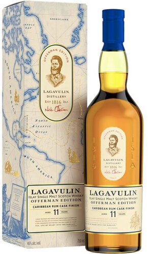 Lagavulin Offerman Edition Caribbean Rum Cask Finish 11 Year Old Single Malt Scotch Whisky