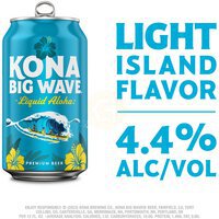 Light Island Flavor. 4.4% alc/vol
