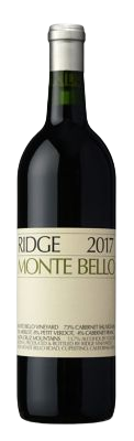 Ridge Monte Bello 2017 750ml 13.1% ABV – BevMo!