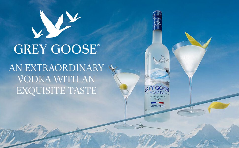Grey Goose an extraordinary vodka with an exquisite taste