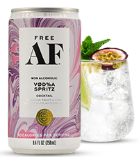 Amazon.com : FREE AF Non-Alcoholic Vodka Spritz, Ready to Drink ...