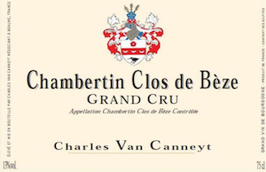 Charles Van Canneyt Chambertin Clos De Beze Grand Cru 2016 750ml ...