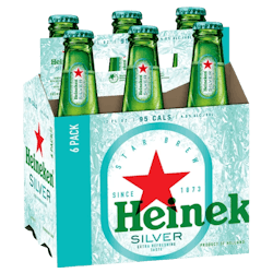 Heineken Silver Premium Lager 6pk-12oz Btls :: Pilsner/Lager