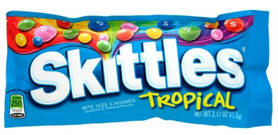 Skittles Tropical 2.17oz 1/36 - Fauzi & Company, Inc