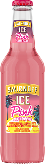 Smirnoff Ice Pink Lemonade 12 oz bottles/6 pack - Beverages2u