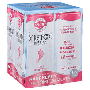 Barefoot Refresh Summer Red Spritzer 4pk Cans 8 OZ