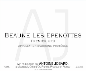 Antoine Jobard Beaune Premier Cru Les Epenottes 2022 750ml ...
