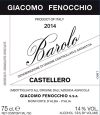 Giacomo Fenocchio Castellero Barolo 2017 – Grand Wine Cellar
