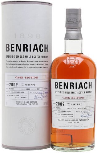 Benriach 2009 12 Year Old Peated Port Pipe 4835