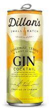 Dillions Cocktails Tangerine And Lemon Gin 12OZ - central wine ...
