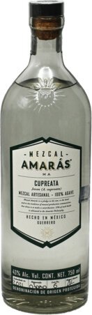 Amaras Mezcal Joven Cupreata Cupreata 750ml