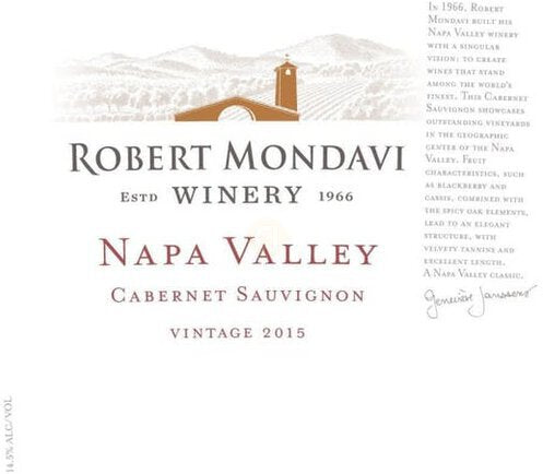 Robert Mondavi Cabernet Sauvignon Napa Valley