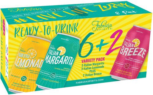 Fabrizia Ready To Drink Variety 8pk Cans