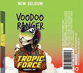 New Belgium Voodoo Ranger Tropic Force IPA 6-pk cans 12OZ - Wine ...