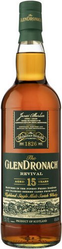 Glendronach Revival 15 Year Highland Single Malt Scotch Whisky