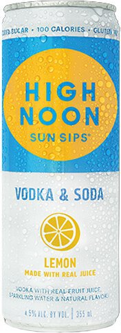 High Noon Lemon Vodka & Soda