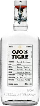 Ojo De Tigre Mezcal Artesanal Joven Flask