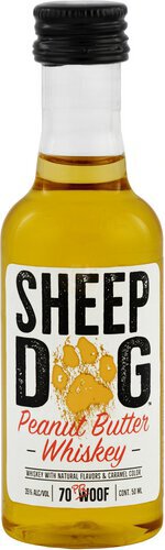 Sheep Dog Peanut Butter Whiskey Plastic 50ML - Rocklin Bottle Shop ...
