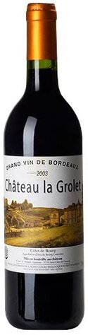 Chateau La Grolet Organic Cotes De Bourg