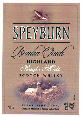 Speyburn Single Malt Scotch Whisky Braden Orach