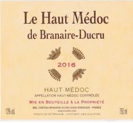 Chateau Branaire Ducru le Haut Medoc - Twin Liquors