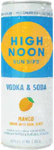High Noon Mango Vodka & Soda