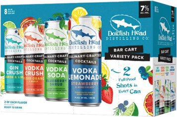 Dogfish Head Bar Cart Variety Pack RTD Cocktail 12OZ - Joe Canal's ...