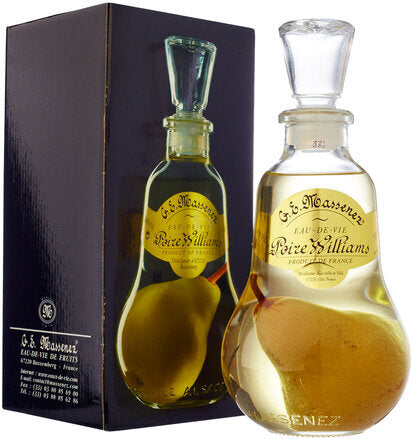 G E Massenez Eau De Vie Brandy Pear In The Bottle