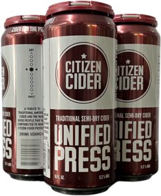 Citizen Cider Unified Press Hard Cider 16oz Cans 16OZ - The Beer ...
