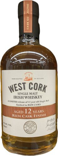 West Cork Single Malt Irish Whiskey 12 Year Rum Cask Finish