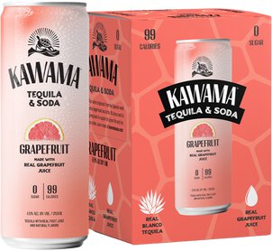 Kawama Tequila & Soda Grapefruit single Can 12oz