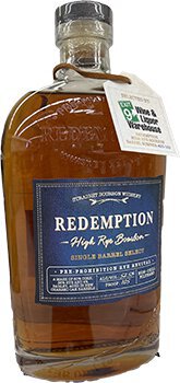 Redemption High Rye Bourbon Single Barrel