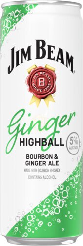 Jim Beam Ginger Highball 4pk 12oz