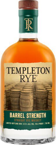 Templeton Rye Barrel Strength 2018 Release