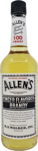 Allens Ginger Brandy 100 Proof