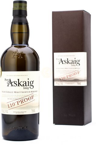Port Askaig Islay Single Malt Scotch Whisky 110 Proof Gift Pack