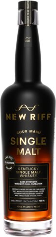 New Riff Sour Mash Single Malt Whiskey