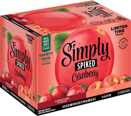 SIMPLY SPIKED CRANBERRY VARIETY 12PK CANS 12OZ - Baltimores Best ...