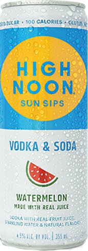 High Noon Watermelon Vodka & Soda