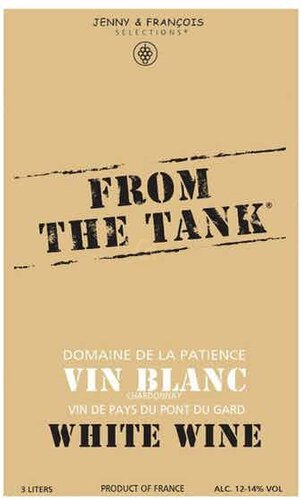 From The Tank Vin Blanc Chardonnay Organic