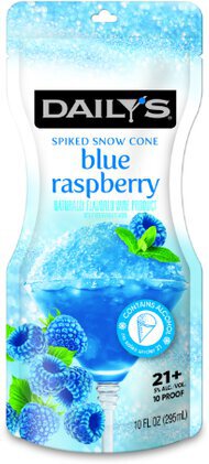 DAILY'S RTD FREEZER POUCH SPIKED SNOW CONE BLUE RASPBERRY 10OZ ...