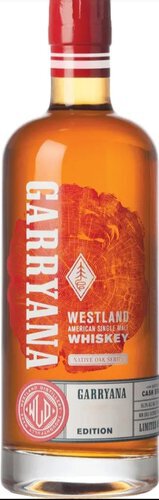 Garryana Westland American Single Malt Whiskey Native Oak Series Edition 4 Bottle