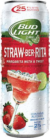 Bud Light Straw-ber-Rita 25oz 25OZ - Rapid Liquors, Stoneham, MA ...