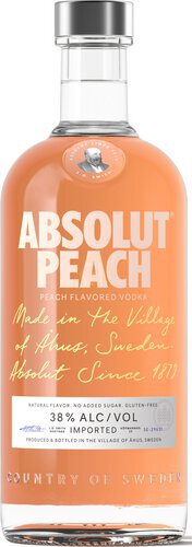 Absolut Peach Flavored Vodka