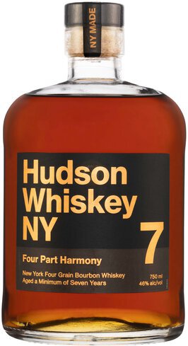 Hudson Whiskey 7 Year Four Part Harmony New York Bourbon Whiskey
