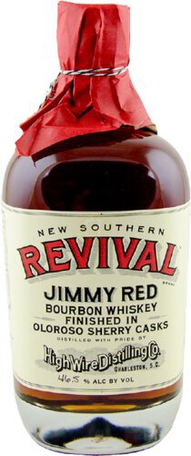 High Wire Distilling New Southern Revival Jimmy Red Oloroso Sherry Cask Finished Bourbon Whiskey Old Bottling