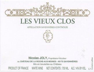 Nicolas Joly Savennieres Coulee De Serrant 2021 750
