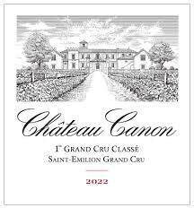 2022 Chateau Canon Saint Emilion Grand Cru - central wine ...