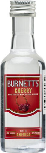 Burnetts Vodka Flavors - Cherry 50ML - Gold Eagle Wine and Spirits ...